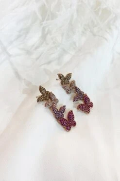 Fiona Purple Butterfly Earrings 10 Fiona Purple Butterfly Earrings -ALAMOUR ONLINE STORE 116FIONA