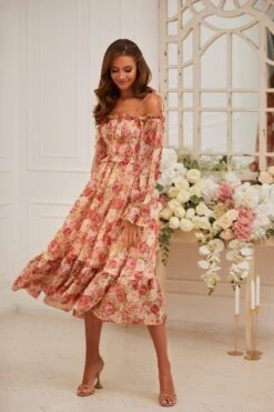 Shailee A-Line Midi Dress -ALAMOUR ONLINE STORE 162 7e9f1339 3aa6 4cde 8220 e7fef64e7457