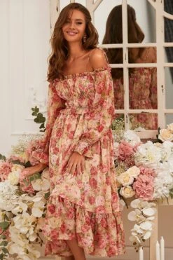 Shailee A-Line Midi Dress -ALAMOUR ONLINE STORE 165 28be30e6 0dd4 481d 99ea 21e15d7dae0f