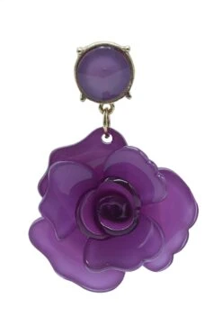 Camilla Violet Acrylic Flower Earrings -ALAMOUR ONLINE STORE 172 677af31f 263f 4ef6 99ab 32432d012dbf