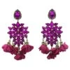 Cecily Fuchsia Flower Drop Earrings -ALAMOUR ONLINE STORE 182 1beac44e fd6c 4930 bab5 d1e1374d3bb0
