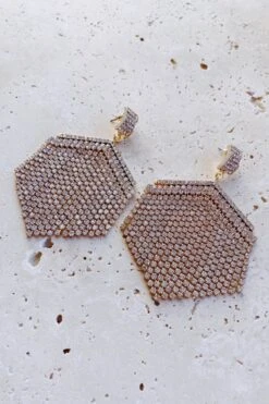 Elmira Gold Crystal Drop Earrings -ALAMOUR ONLINE STORE 1 9bebeaf6 73a8 4dda 86d8 ce2b0807cba5