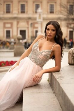 Litzy Beaded Tulle Gown - Baby Pink 17 Litzy Beaded Tulle Gown - Baby Pink -ALAMOUR ONLINE STORE 241 4c2eba57 8a65 40e0 ad58 a42c94069328