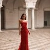 Rendira Sequin Gown - Deep Red 2 Rendira Sequin Gown - Deep Red -ALAMOUR ONLINE STORE 256 2bbe57b5 a3c8 4158 8072 cfddff9821b7