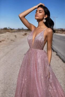 Electra Glitter Gown - Rose Gold -ALAMOUR ONLINE STORE 26 e1d53561 31e6 4c6e b655 f2effd89c831