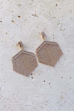 Elmira Gold Crystal Drop Earrings -ALAMOUR ONLINE STORE 2 808c1a2c 0a59 47df 9c92 061d9406dd15