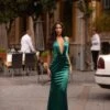 Ria Satin Gown - Emerald -ALAMOUR ONLINE STORE 318 34f96943 a267 4fc9 aa8e 7ae6a5029a1c