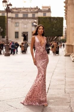 Raquel Sequin Gown - Pink 7 Raquel Sequin Gown - Pink -ALAMOUR ONLINE STORE 36 9a2bb54f 4700 4846 a22b 000647e4dc74