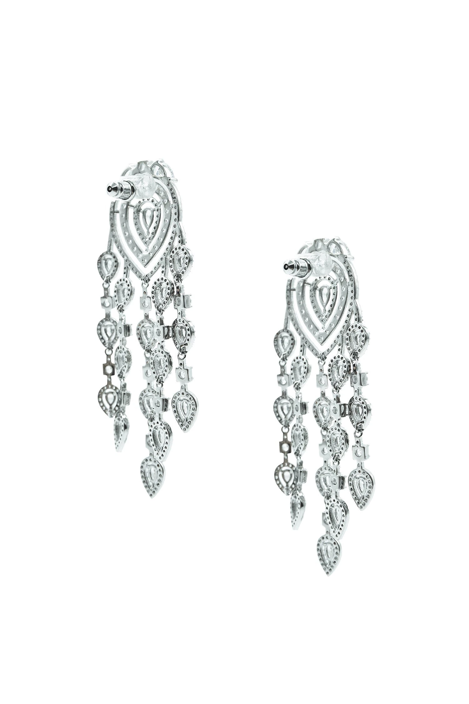 Milana Silver Chandelier Earrings 4 Milana Silver Chandelier Earrings - Image 2