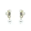 Averie White Flower Pearl Earrings -ALAMOUR ONLINE STORE 408