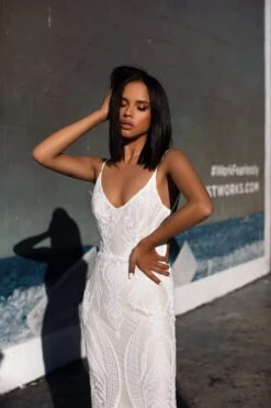 Janice Sequins Gown - White 7 Janice Sequins Gown - White -ALAMOUR ONLINE STORE 41 2c64ef38 bc16 4283 9227 cd105f7f5217