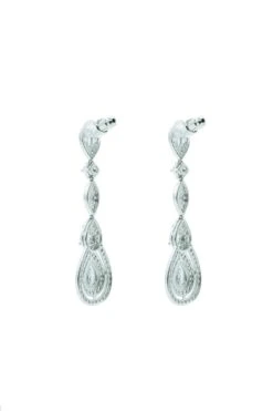 Manon Silver Teardrop Earrings 7 Manon Silver Teardrop Earrings -ALAMOUR ONLINE STORE 478