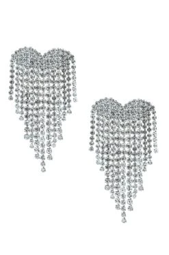 Flora Heart Diamante Earrings -ALAMOUR ONLINE STORE 533 b436a6c6 d1b4 4cf5 9480 5d12ad4ab4b2