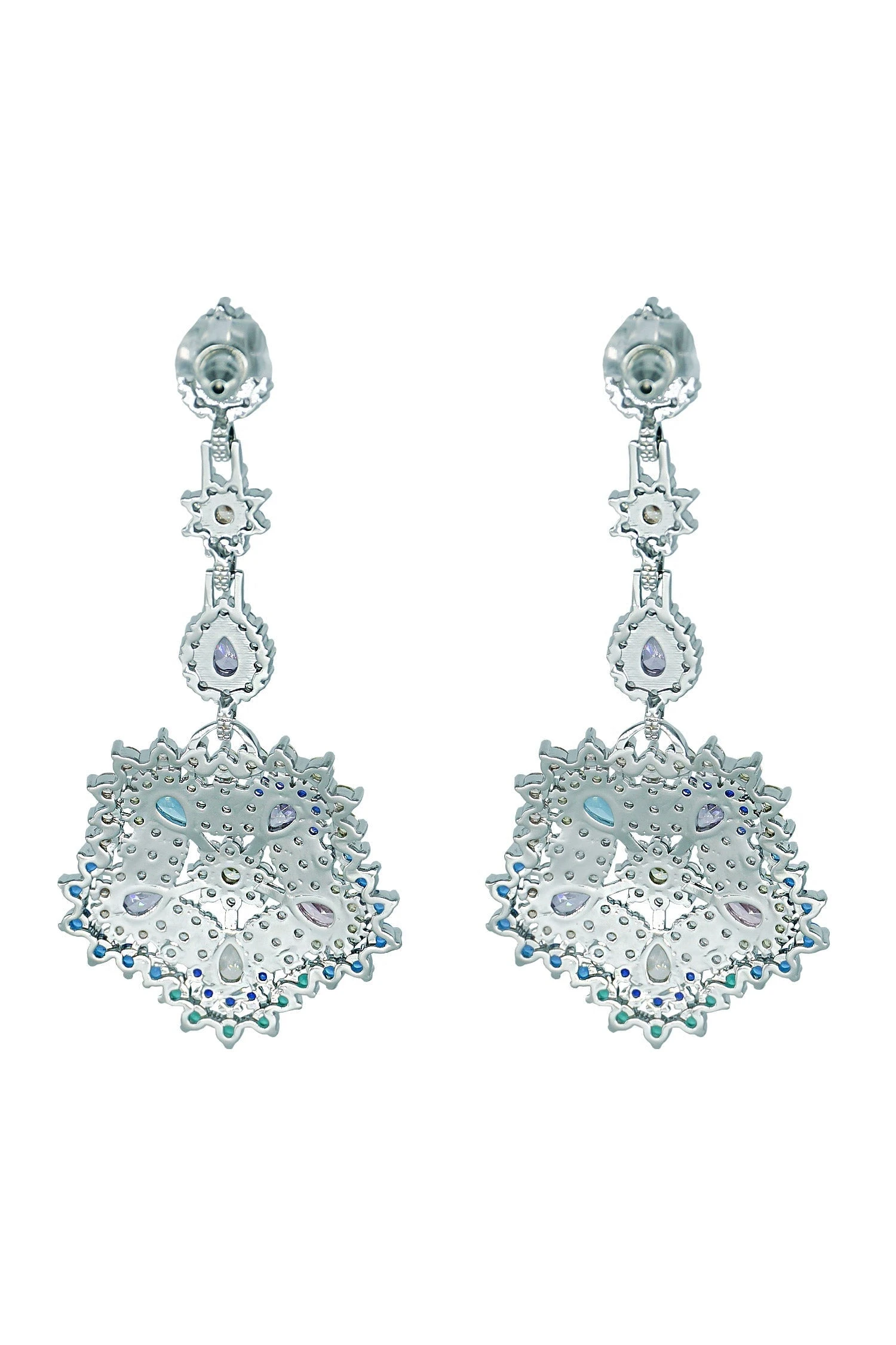 Battisa Multicoloured Flower Earrings 5 Battisa Multicoloured Flower Earrings - Image 3