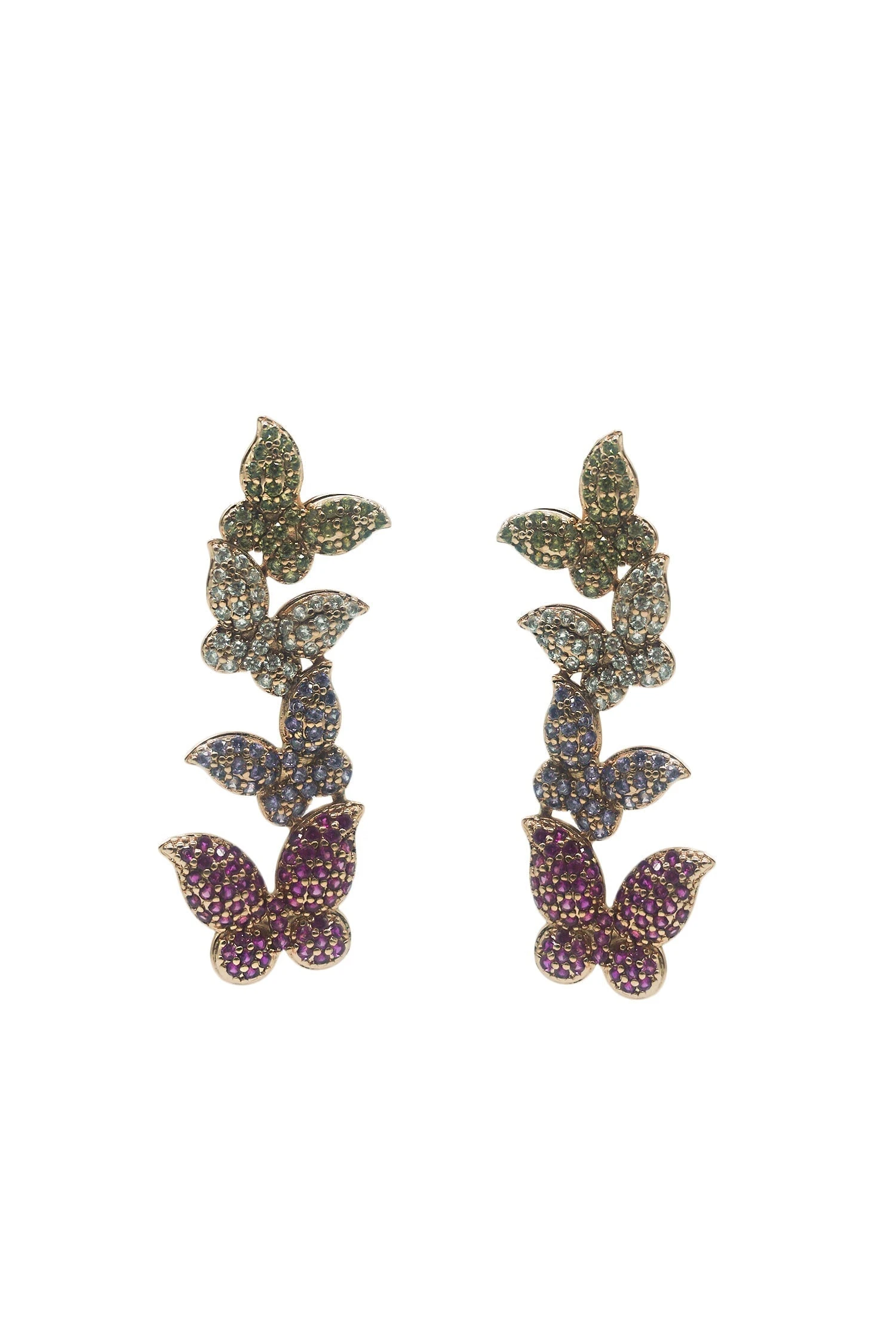 Fiona Purple Butterfly Earrings 3 Fiona Purple Butterfly Earrings