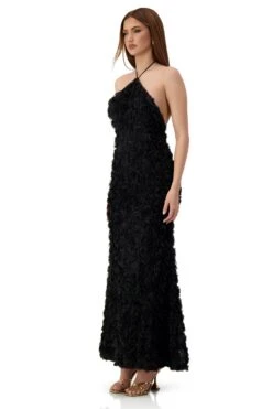 Sacha Roses Floral Maxi Formal Dress -ALAMOUR ONLINE STORE SACHA 2