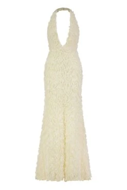 Alura Roses Floral Cream Maxi Gown -ALAMOUR ONLINE STORE alura 2