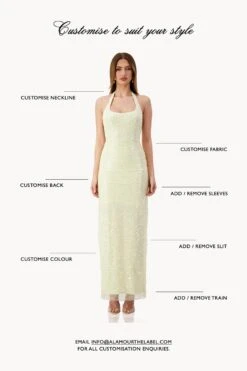 Madame Floral 3D Maxi Dress -ALAMOUR ONLINE STORE custom options 2 7