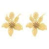 Briella Soft Yellow Flower Earrings -ALAMOUR ONLINE STORE earrings180