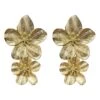 Shyla Gold Multi Flower Earrings -ALAMOUR ONLINE STORE earrings22