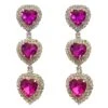 Miliani Fuchsia Diamante Earrings -ALAMOUR ONLINE STORE earrings220