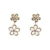Blina Gold Flower Earrings -ALAMOUR ONLINE STORE earrings251