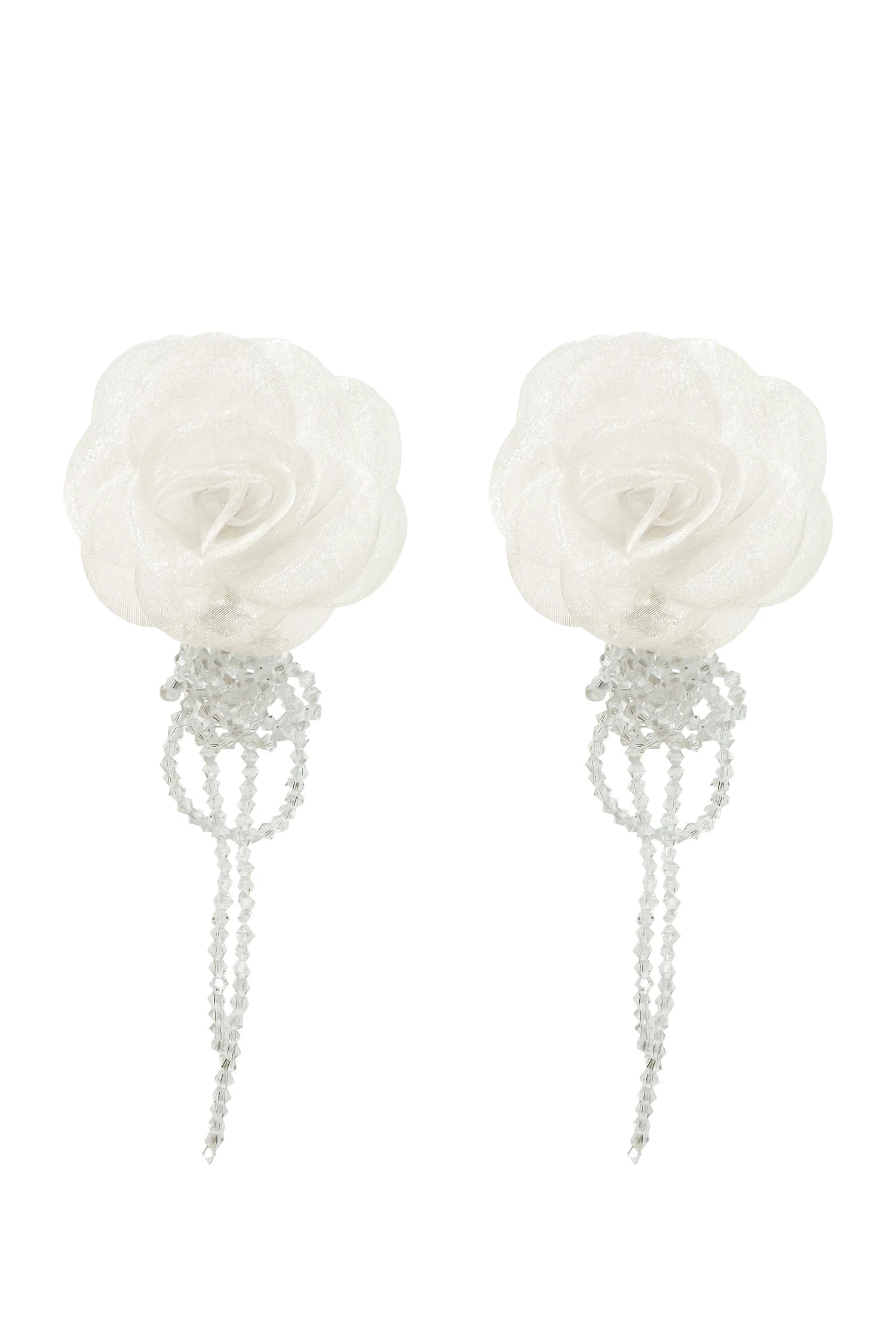 Ciana Cream Flower Earrings 6 Ciana Cream Flower Earrings - Image 4