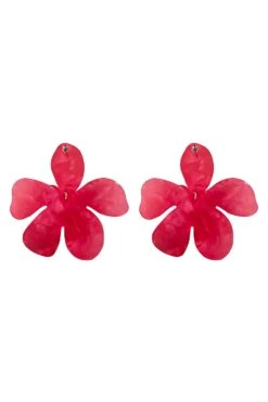 Kimberly Hot Pink Statement Earrings -ALAMOUR ONLINE STORE earrings347 775523f0 482a 4a52 81c3 6d456a35af51