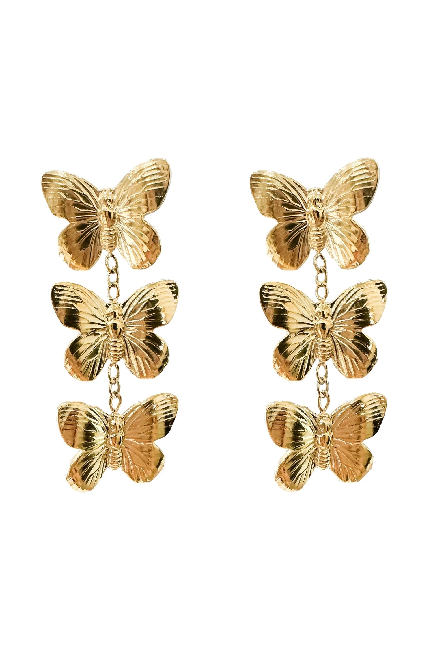 Hannah Gold Butterfly Earrings 6 Hannah Gold Butterfly Earrings - Image 4