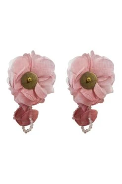 Jacqui Pink Statement Earrings -ALAMOUR ONLINE STORE earrings353