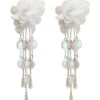 Anita White Earrings