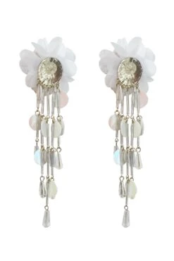 Anita White Earrings -ALAMOUR ONLINE STORE earrings356