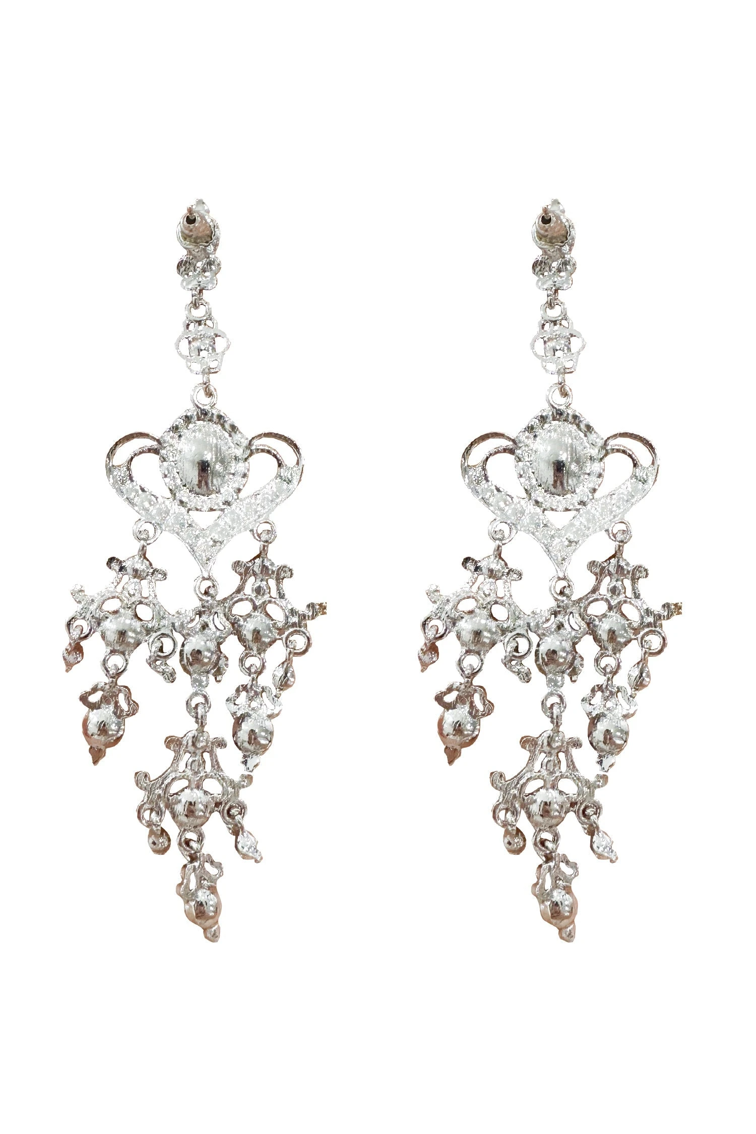 Graziana Pink Diamante Earrings 5 Graziana Pink Diamante Earrings - Image 3