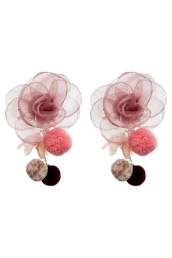 Phoebe Mauve Statement Earrings -ALAMOUR ONLINE STORE earrings387 dd41e54b ed7e 42c4 81fe b59990cf12ff