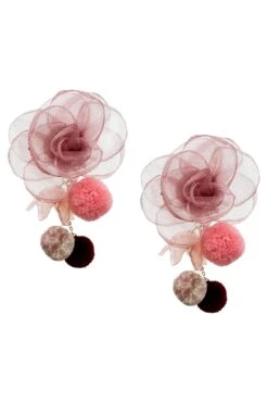 Phoebe Mauve Statement Earrings -ALAMOUR ONLINE STORE earrings388 bd409118 ec3d 4f5a 9ae9 7919d14f16fe