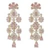 Genevieve Pink Chandelier Earrings -ALAMOUR ONLINE STORE earrings40