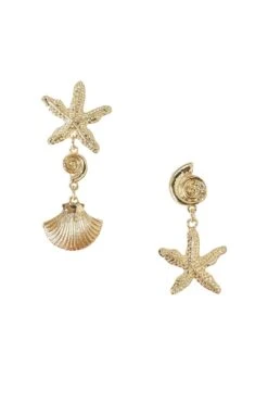 Cheryce Gold Shell Earrings -ALAMOUR ONLINE STORE earrings53 367232a8 4b28 41a5 a7b3 861599b481b8