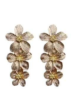 Carola Rose Pink Flower Earrings -ALAMOUR ONLINE STORE earrings74 7ed875d6 bfbd 4ffb 8648 7916871ee445