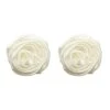 Rachel White Flower Studs -ALAMOUR ONLINE STORE earrings89
