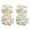 Meghan Cream Flower Drop Earrings 2 Meghan Cream Flower Drop Earrings -ALAMOUR ONLINE STORE earrings95