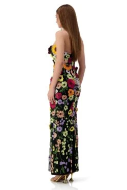 Elene Floral 3D Maxi Gown -ALAMOUR ONLINE STORE elene 3 2461d6f6 e54e 478e 9b09 882a501ad4c1
