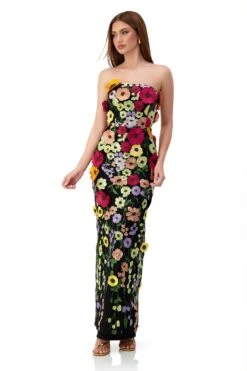 Elene Floral 3D Maxi Gown -ALAMOUR ONLINE STORE elene 4 573ce525 6b17 4339 abb6 0de07e036c6b