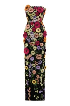 Elene Floral 3D Maxi Gown -ALAMOUR ONLINE STORE elene gm