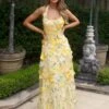 Madame Floral 3D Maxi Dress -ALAMOUR ONLINE STORE emily41