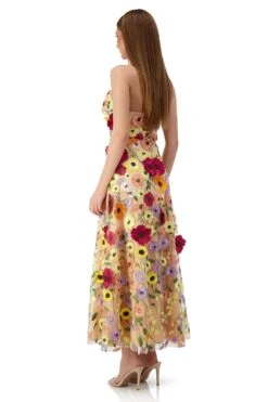 Lucy Floral 3D Maxi Gown -ALAMOUR ONLINE STORE lucy 3