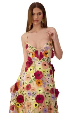 Lucy Floral 3D Maxi Gown -ALAMOUR ONLINE STORE lucy 5
