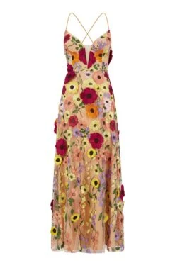 Lucy Floral 3D Maxi Gown -ALAMOUR ONLINE STORE lucy gm