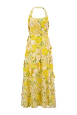 Madame Floral 3D Maxi Dress -ALAMOUR ONLINE STORE madame 1 gm