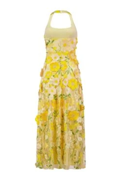 Madame Floral 3D Maxi Dress -ALAMOUR ONLINE STORE madame 2 gm