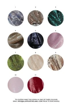 Brooklyn Sequins Shimmering Burgundy Gown -ALAMOUR ONLINE STORE wetsequins